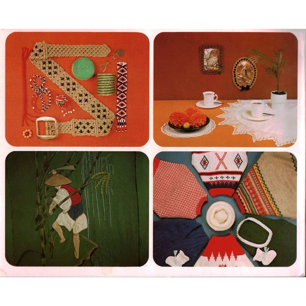 Vintage Creative Patterns‎ Knitting Booklet Sweaters Toys Fair Isle Jacquard